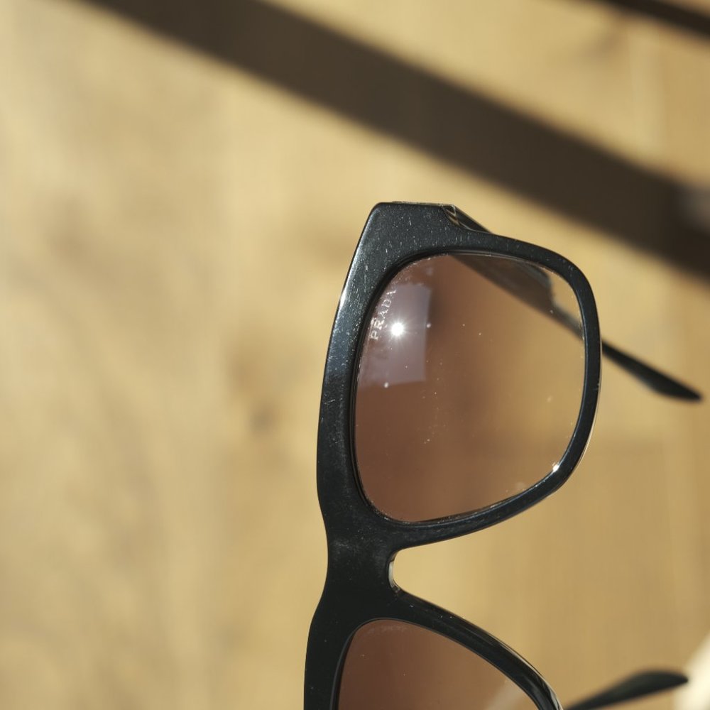 Prada Square Black Sunglasses - Picture 11 of 16
